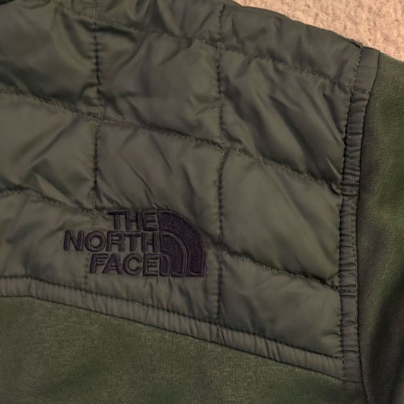 NORTH FACE Men’s Olive & Lime Quilted Jacket size S - Picture 4 of 11